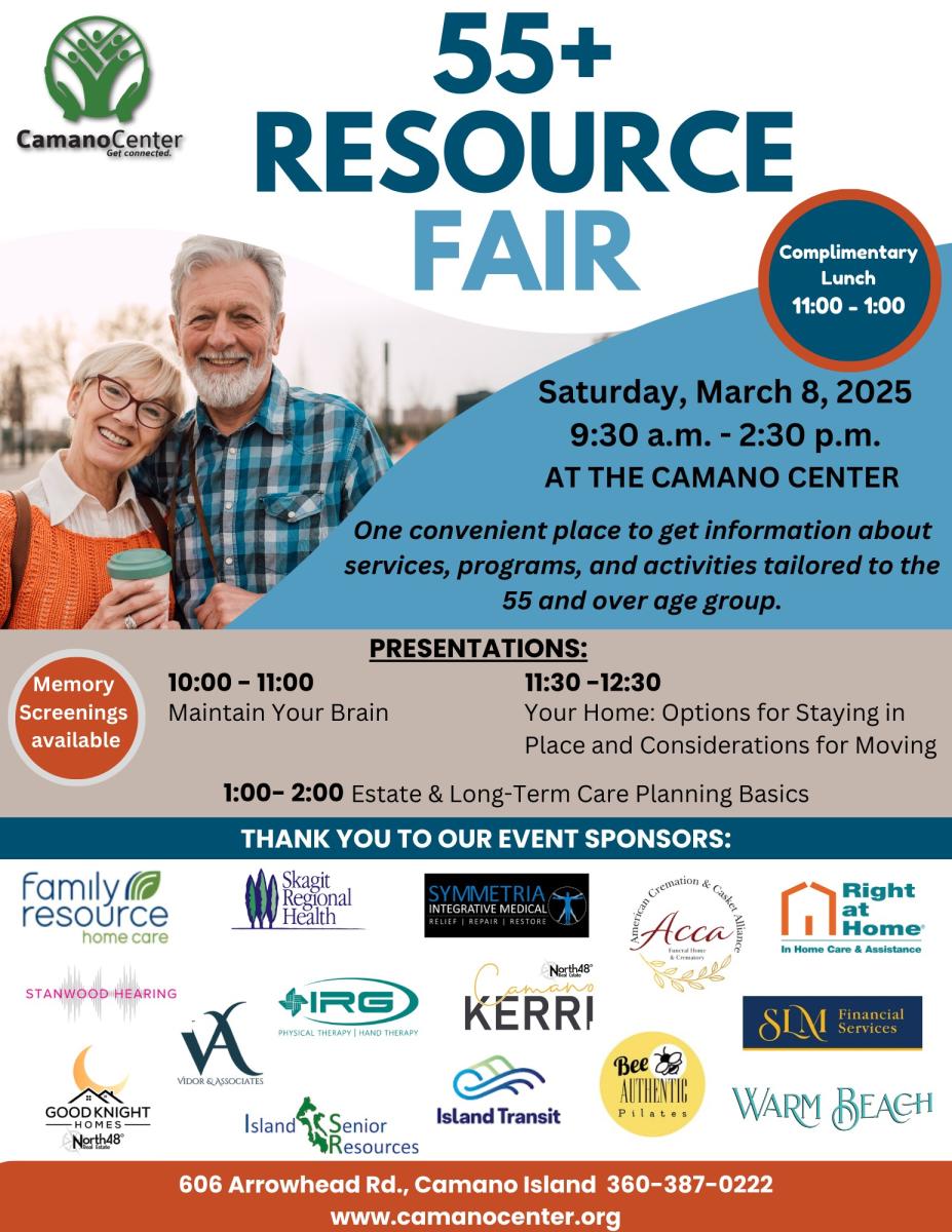 Camano 55+ Resource Fair