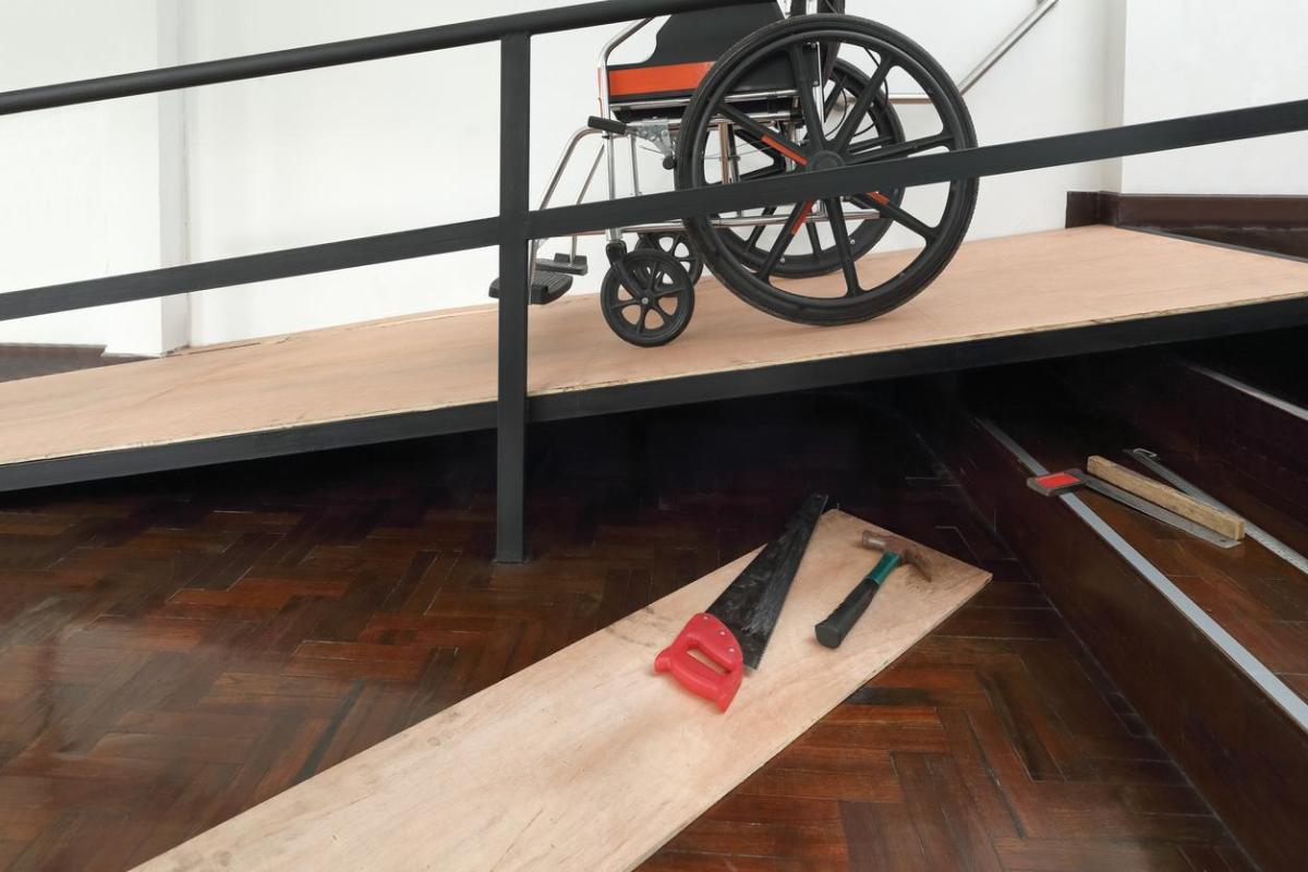Wheelchair ramp to increase accessibility