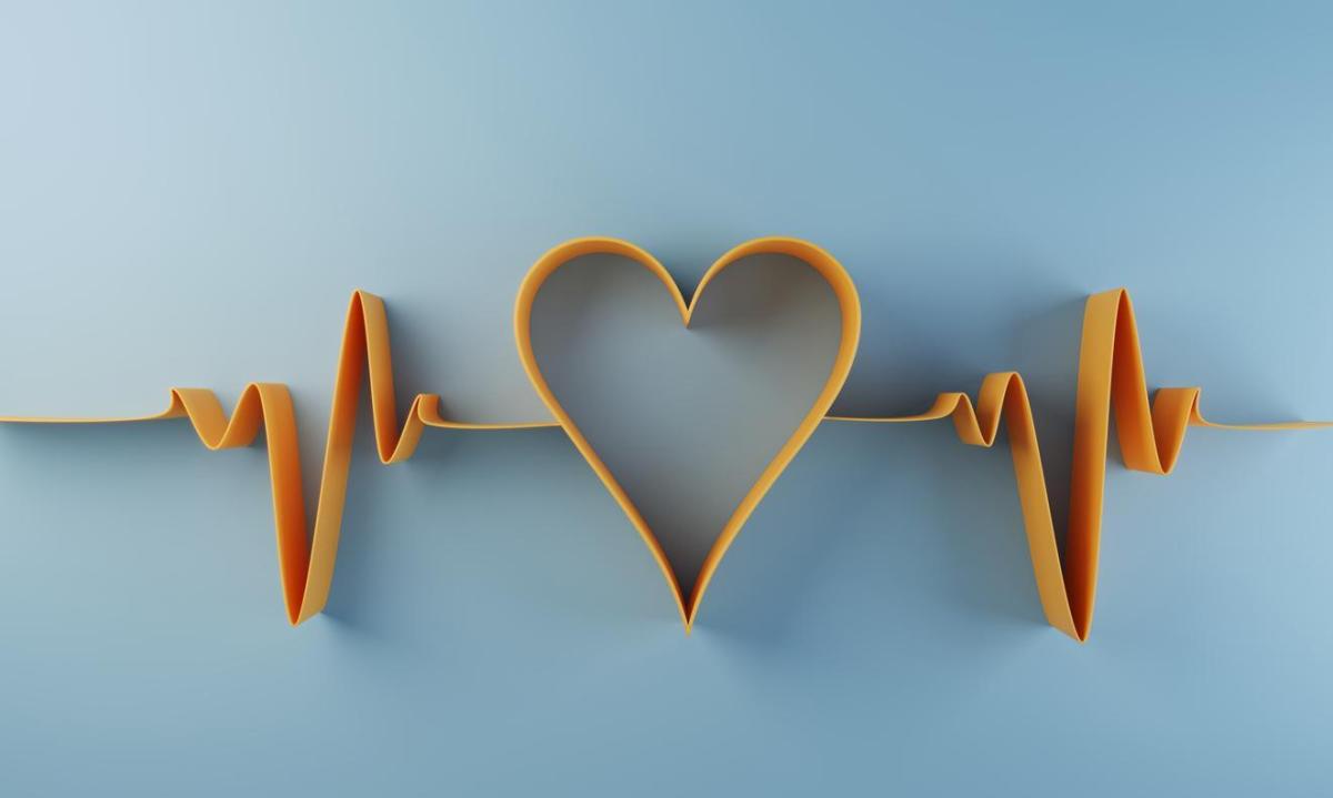 Three dimensional heart health concept