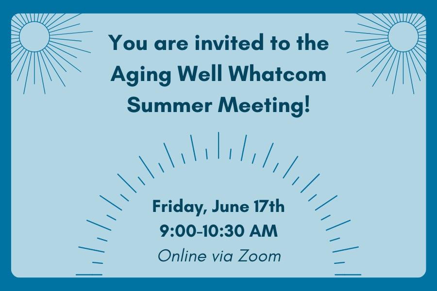 Aging Well Meeting Invitation 